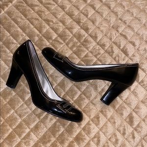 Liz Claiborne Jordana Patent Leather Black Heel